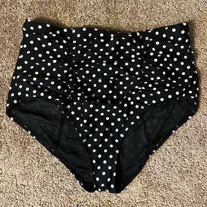 torrid high waisted swim bottoms
